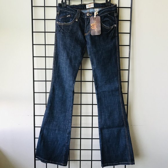 Frankie B Studded Low Rise Jean,  Made in USA  Size 2 - Picture 4 of 13